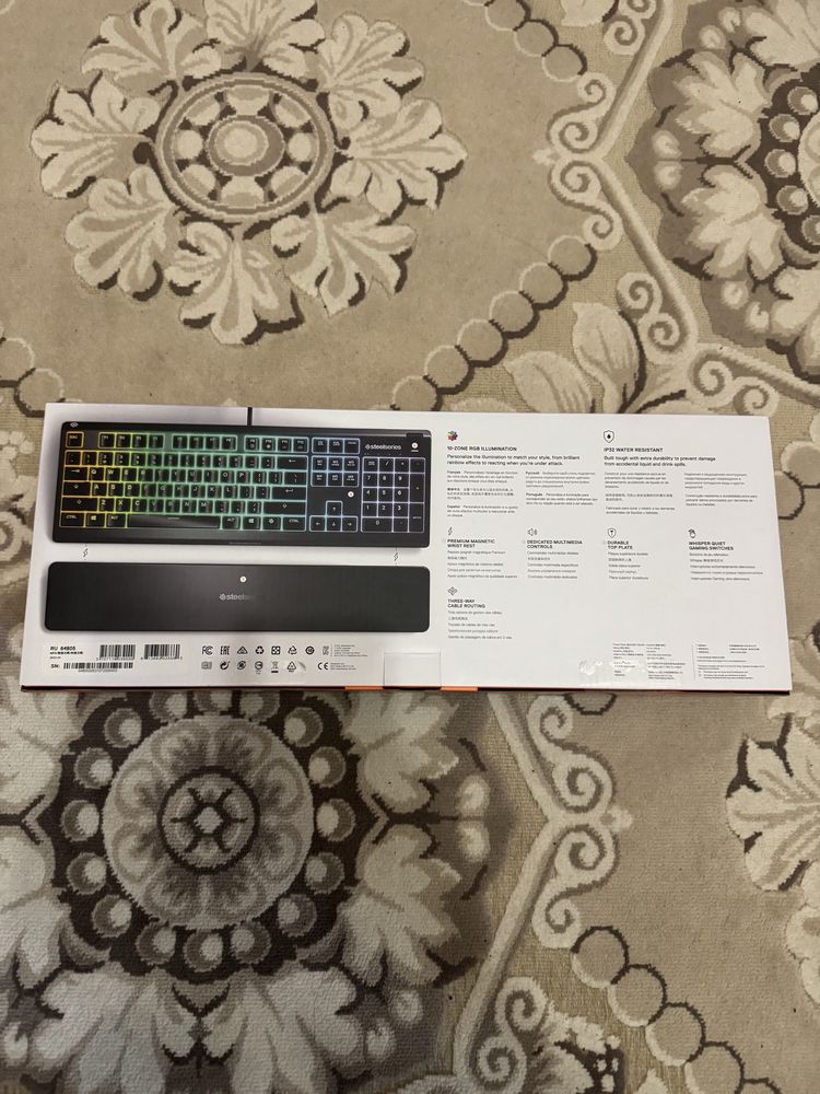 НОВАЯ Клавиатура в коробке Steelseries Apex 3