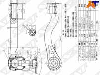 Наконечник рулевой  Nissan Teana