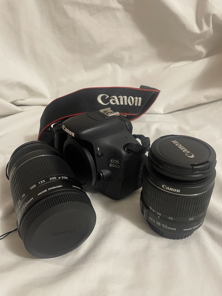 Canon 600d+2 объектива