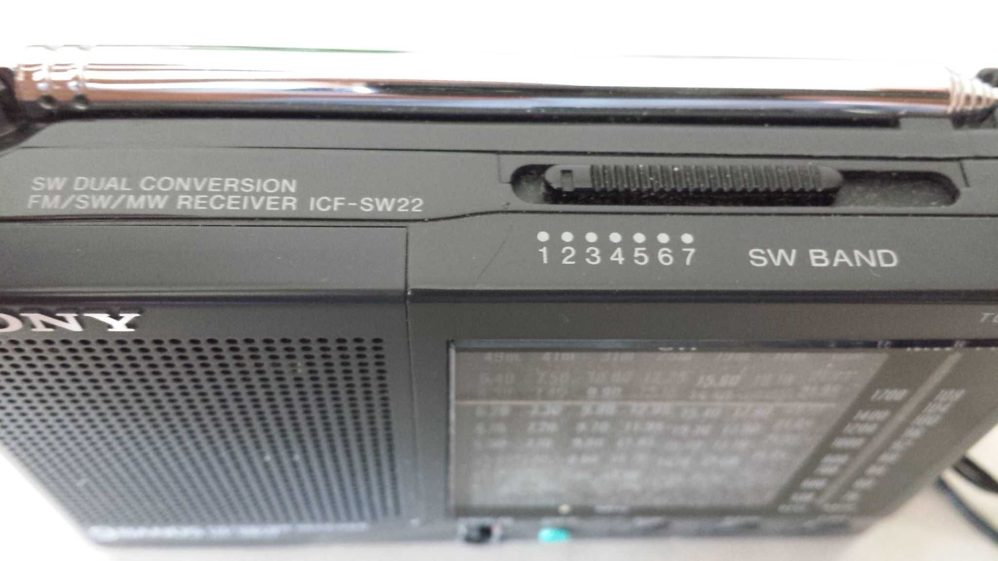 Винтажный радиоприемник SONY ICF-SW 22