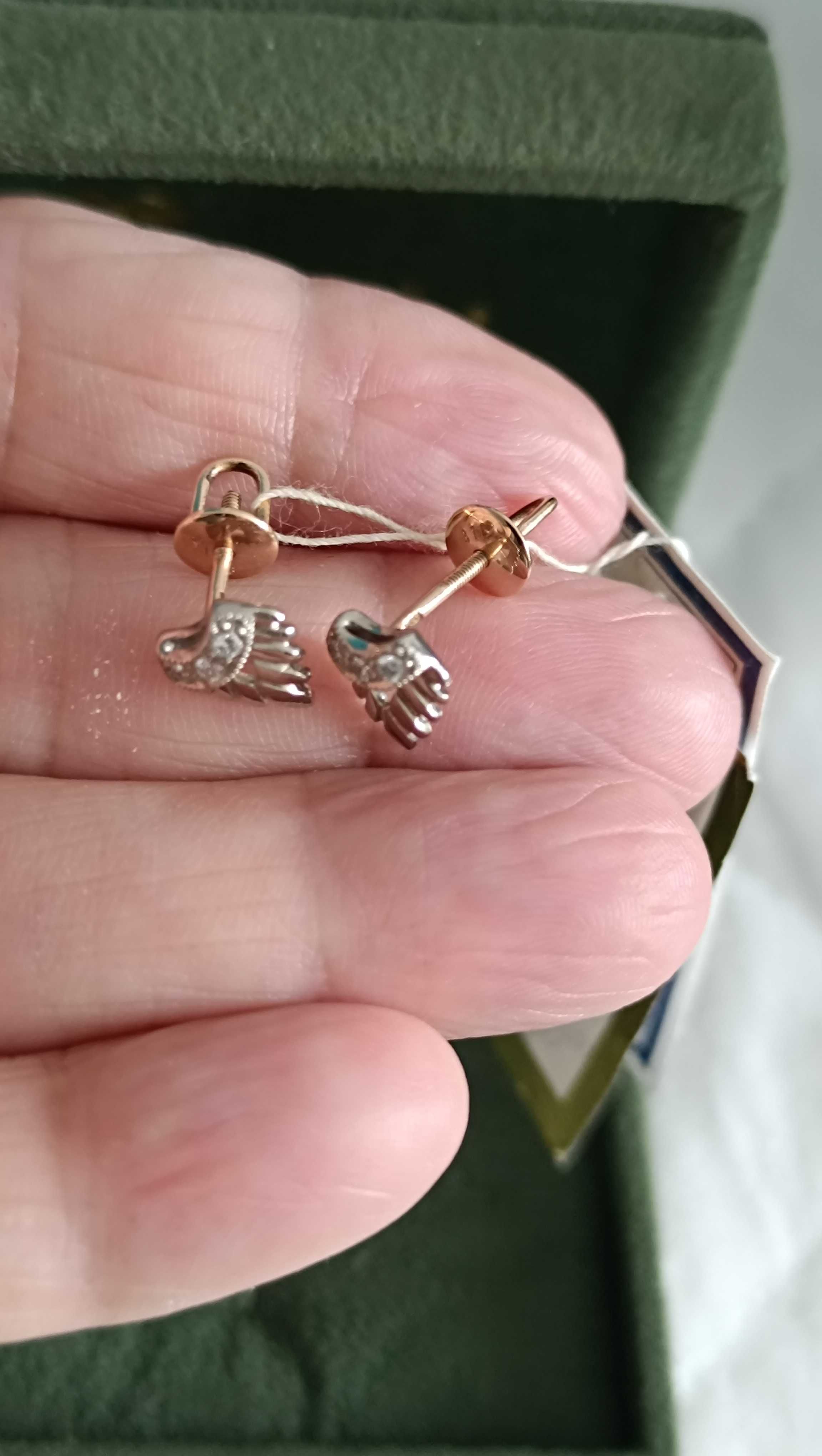Серьги с бриллиантами
