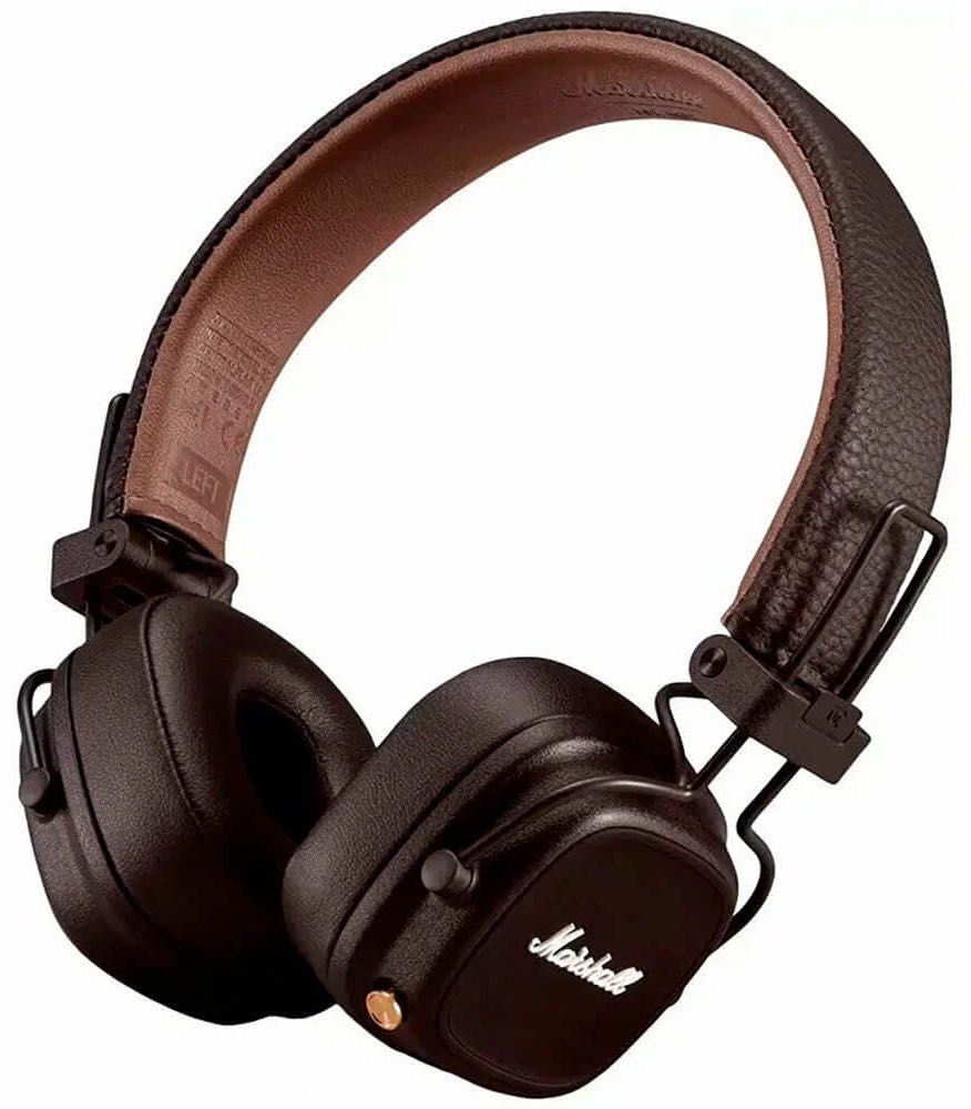 Новинка! Marshall Major 5 (ORIGINAL 100%) Black/Brown/Cream / Kaspi QR