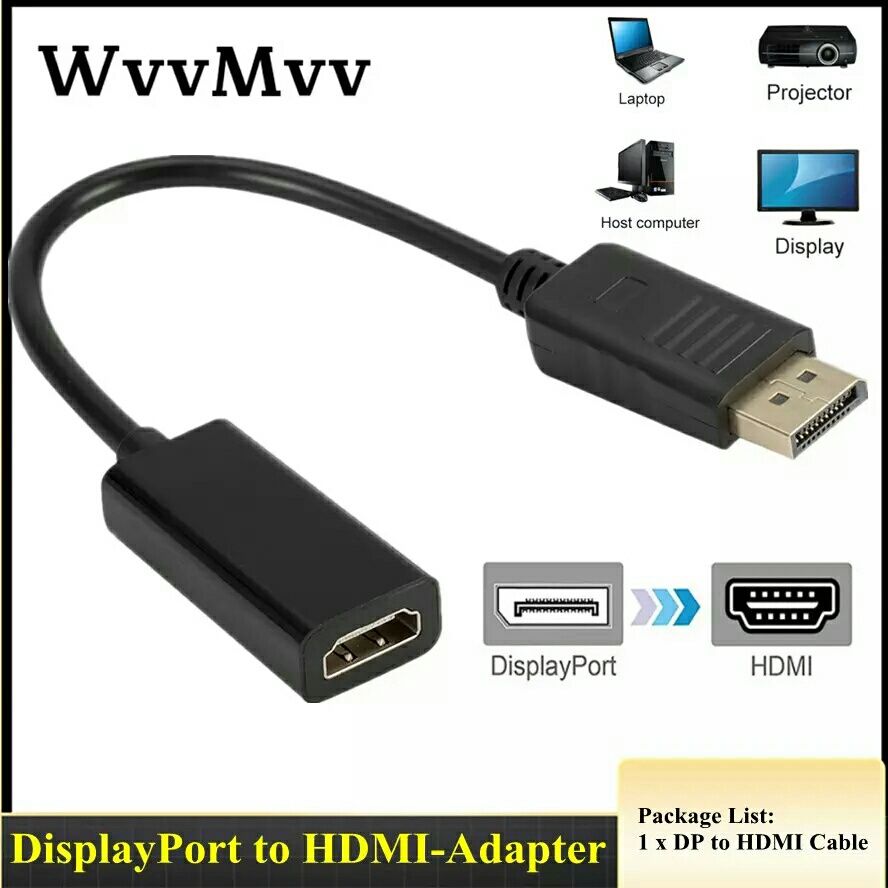 DP to HDMI адаптер mini DP PS4