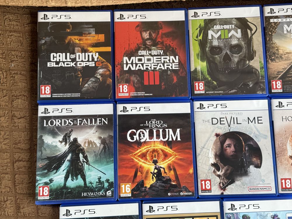 Игры на PlayStation 5 ,диски Call of Duty,Метро,Сэкбой,GTA5,Returnal