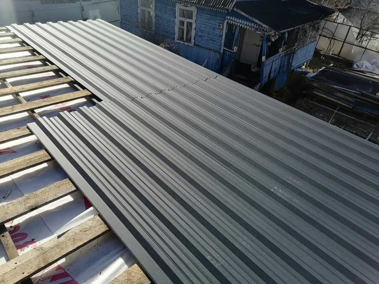 Изготовление профнастила для кровли НС35 (всех размеров и цветов)