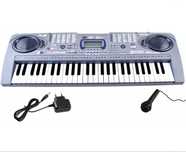 Синтезатор с микрофоном 54кл LCD дисплей USB MQ-808USB