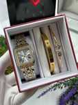 Cartier Женские Часы Набор с Браслетом в Подарок Женские Часы Алматы