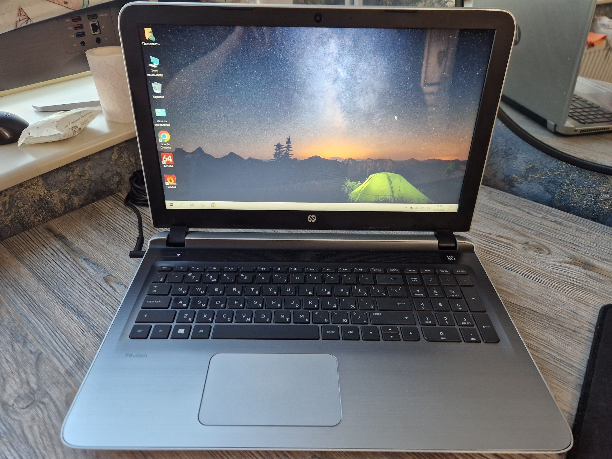 Ноутбук HP Pavilion для работы состояние хорошее