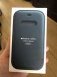 iPhone 12 pro letaher sleeve защитный чехол