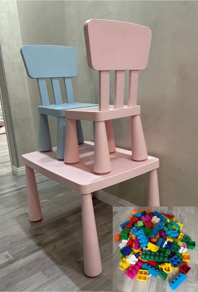 Стол и 2 стульчика икея ikea+ подарок