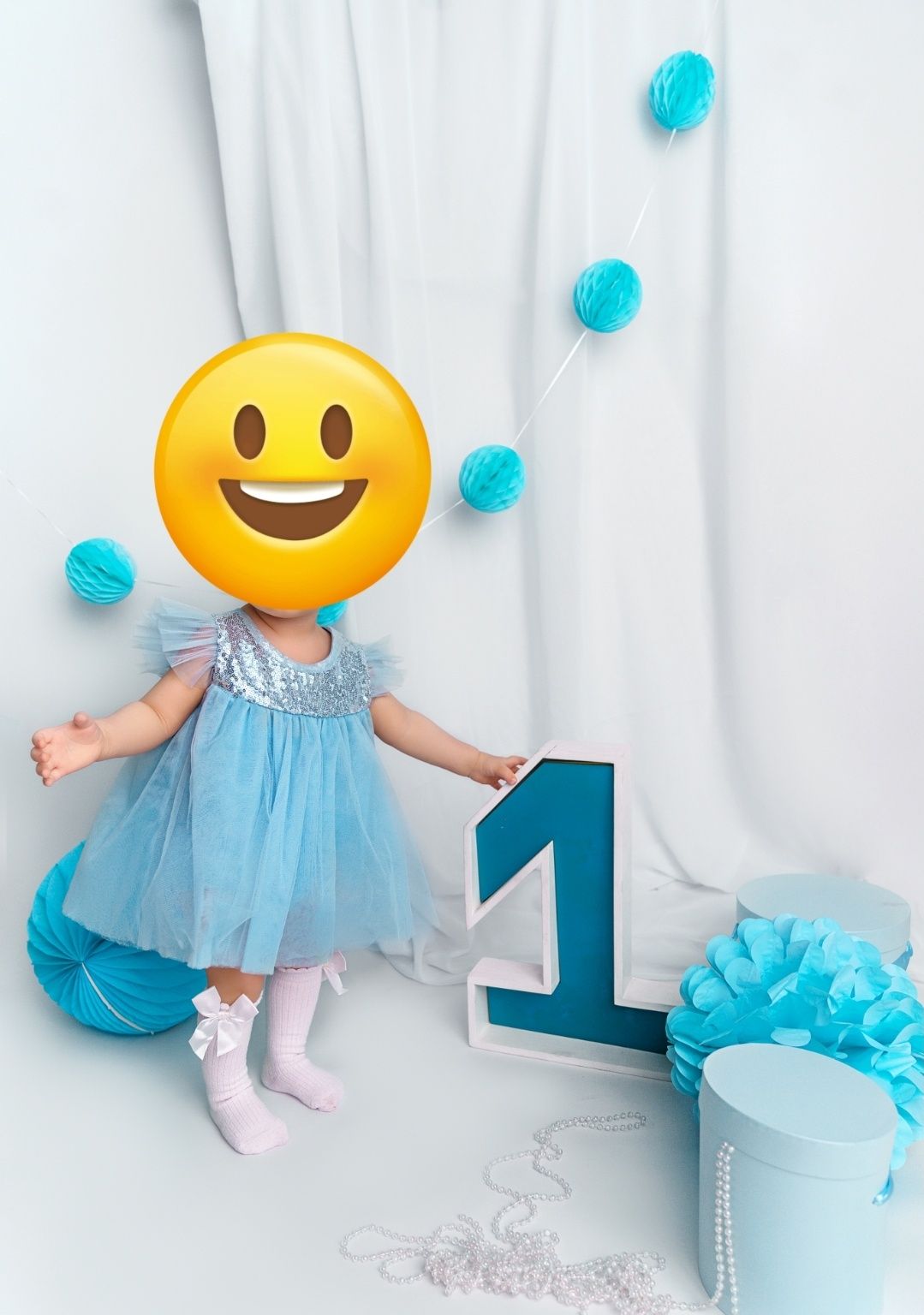 Платье нарядное для малышки 1 год