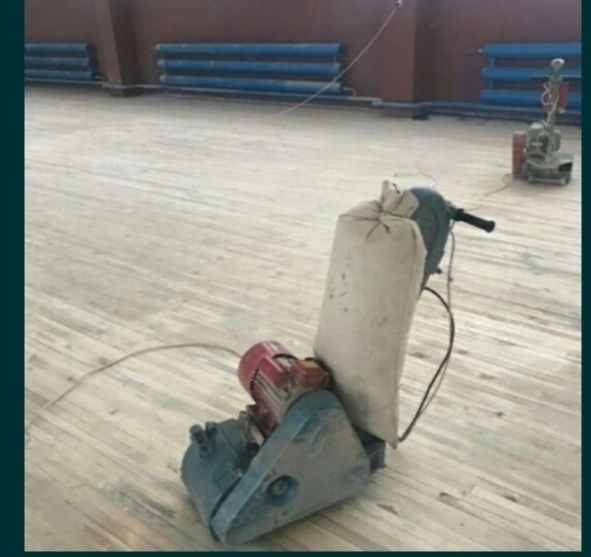 Деревянный пол шлифовка
