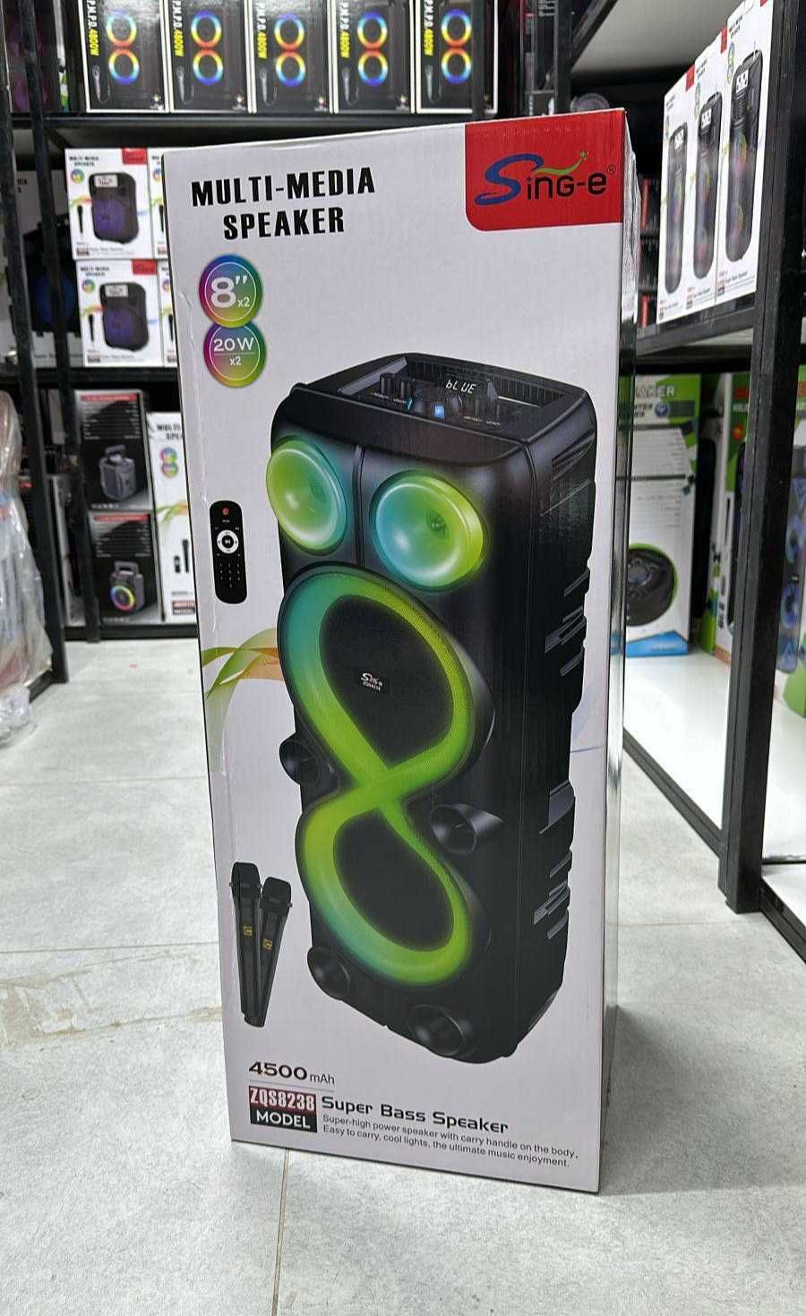 Колонка с микрофоном, портативная колонка, колонка с Bluetooth