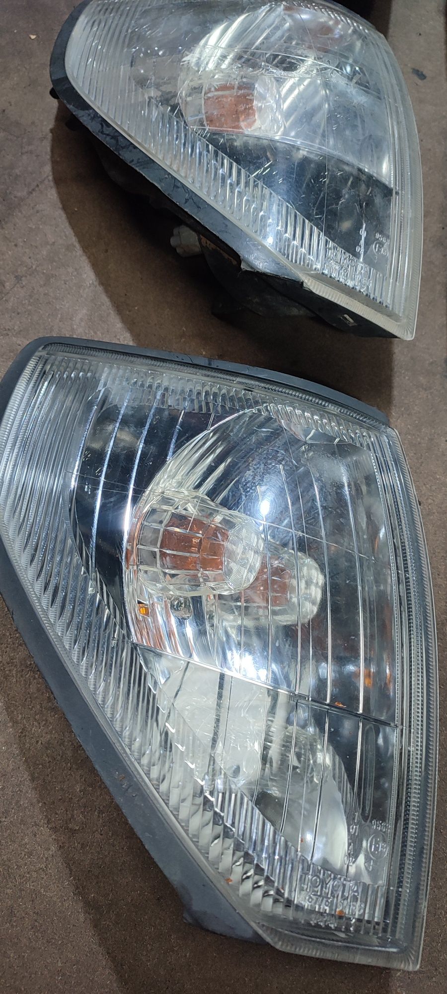 Передние габариты на Toyota Prado 95