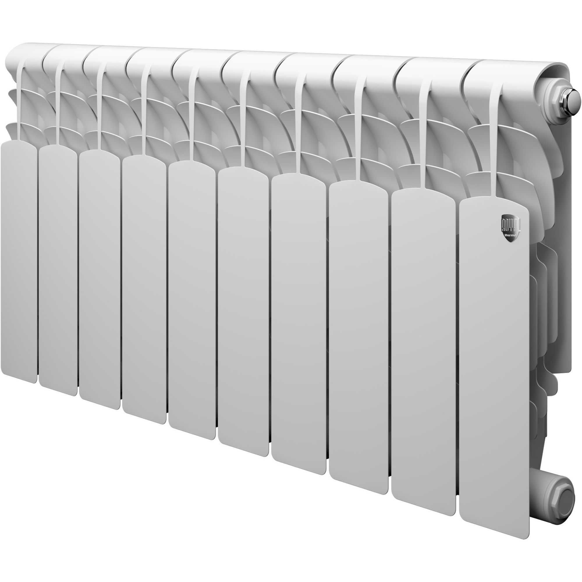 Радиатор алюминиевый Revolution 350x80 x1 секция Royal Thermo