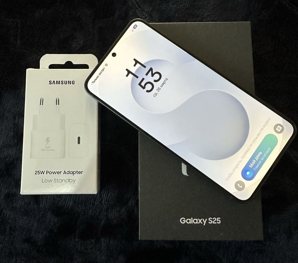 Samsung Galaxy S25 Blue Black 12/128Gb