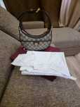 Сумка  Gucci Half Moon OPHIDIA SMALL SHOULDER BAG, оригинал.