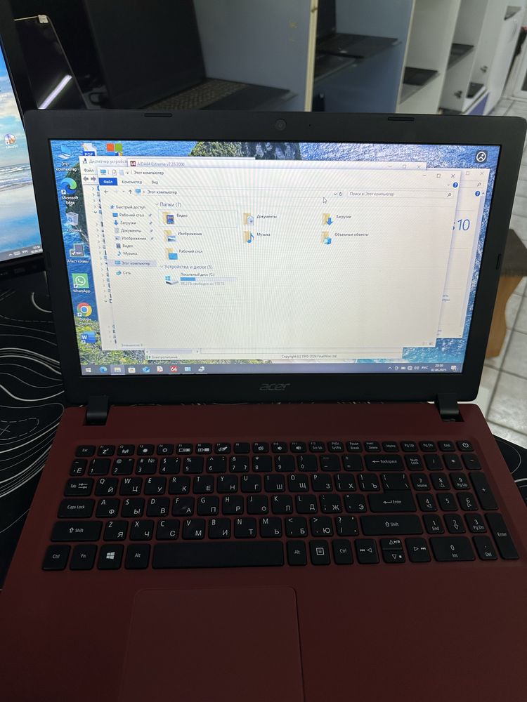 Гарантия Acer Pentium N5000/ОЗУ-4ГБ/ССД-128ГБ емкость 65% в отличном