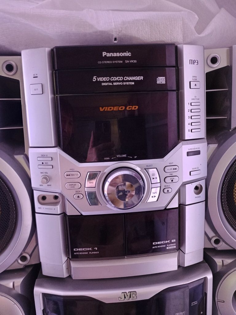 Музыкальный центр JVC Panasonic.