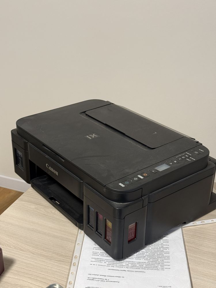 принтер Canon, разноцветный