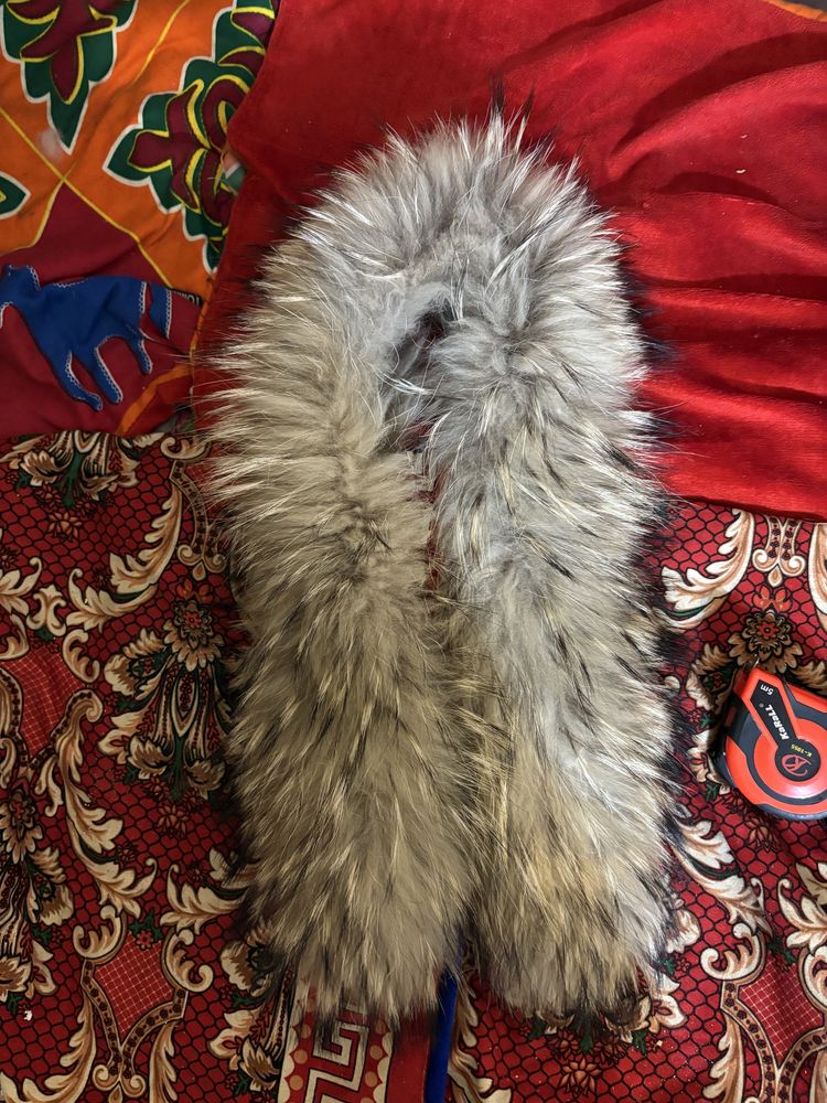 Продам опушку, меховой воротник, горжетку из енота