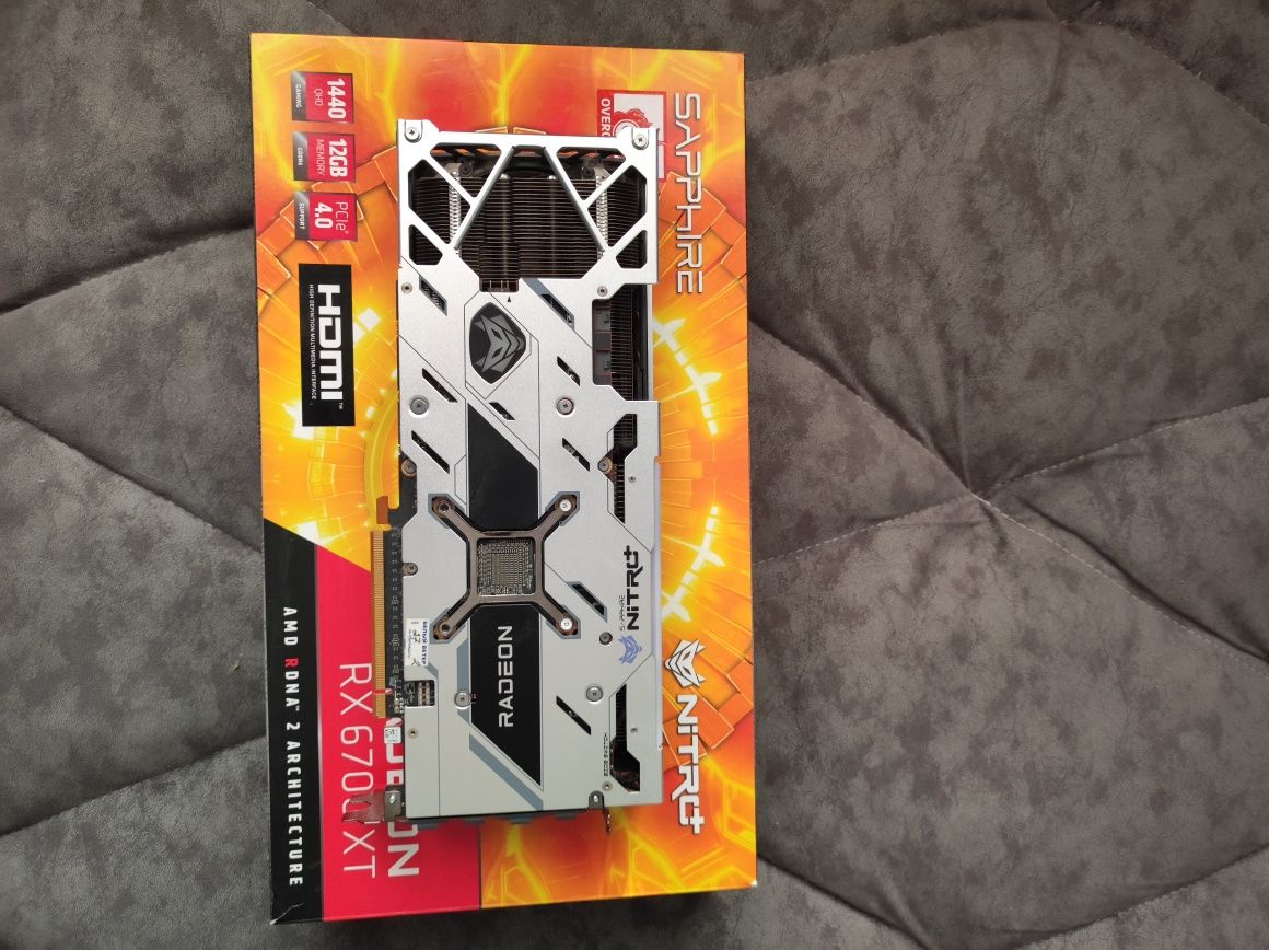 Видеокарта AMD RX 6700 XT SPPHIRE NITRO+