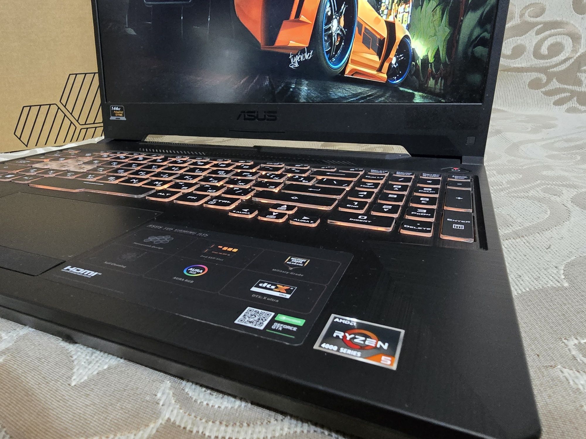 Игровой ноутбук Asus TUF Gaming A15 | GTX 1660Ti | RAM 16 Gb | Ryzen 5