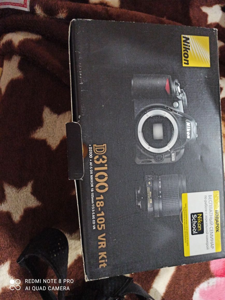 Продам фотоаппарат Nikon D3100