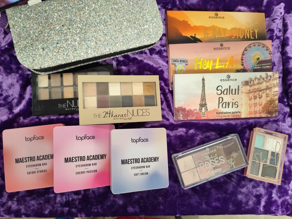 Essence, Maybelline, Top Face палетки б.у.