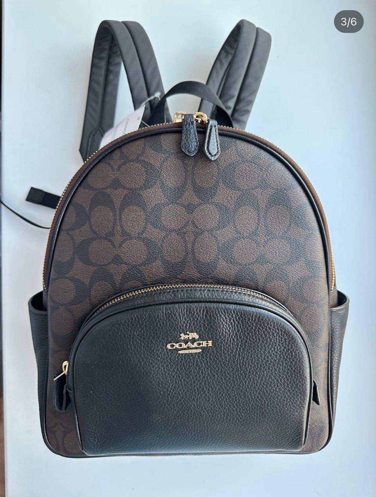 Кожаный рюкзак COACH
