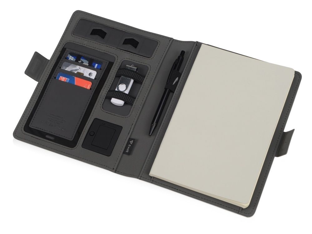 Органайзер с беспроводной зарядкой Evolt Powernote