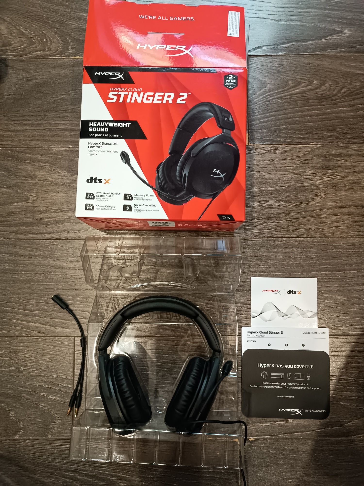 Продам наушники HyperX Cloud Stinger 2 — отличное состояние