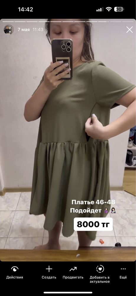 Платье для беременных и кормящих