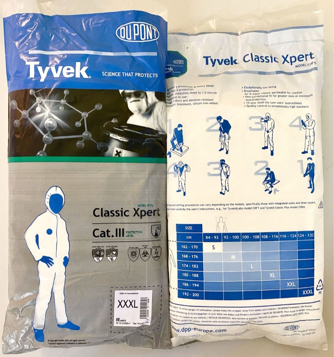 Продам одноразовый комбинезоны Tyvek.
