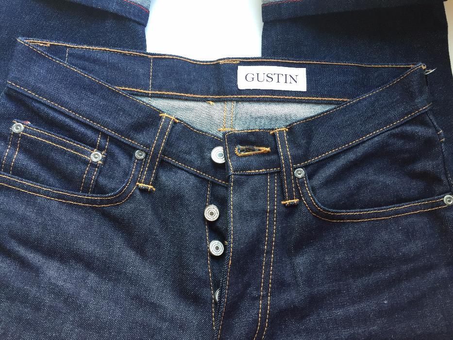 Мужские джинсы из необработанного (selvedge) денима Gustin (28/30)