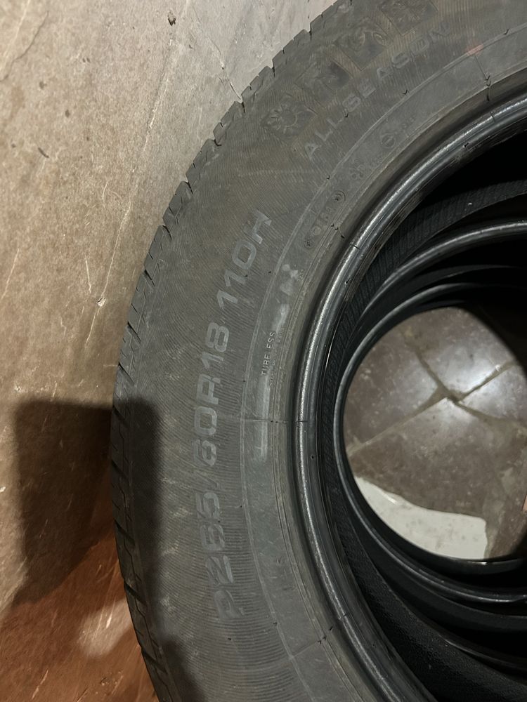 Б/у шины продаются 265/60/18 FEDERAL