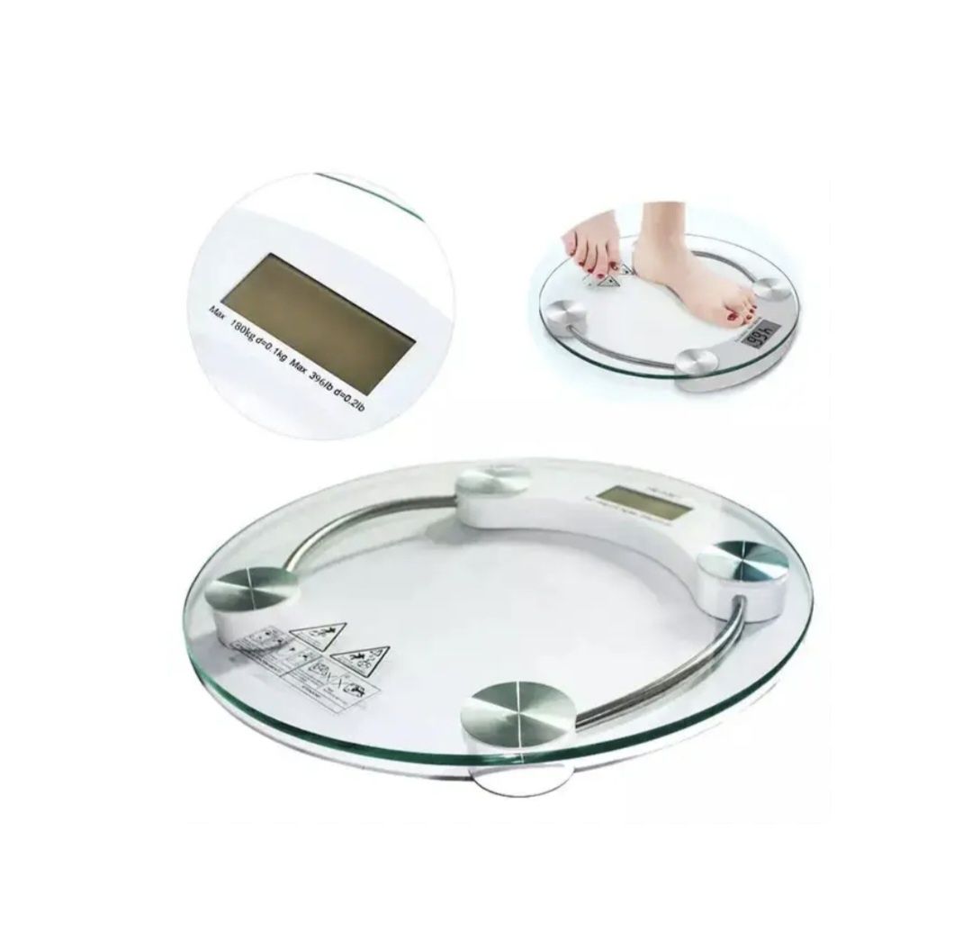 Весы наполные электронные стеклянные Personal Scale до 180 кг. Весы.