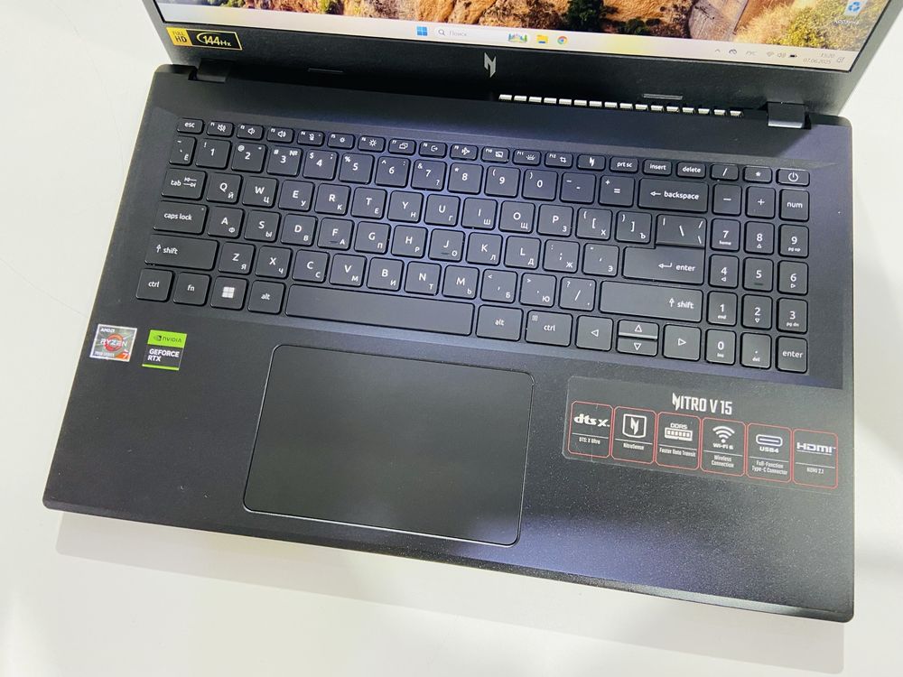 Рассрочка!!! Acer Nitro V15 - Ryzen 7 7735HS/16Gb/SSD 1Tb/RTX 3050 6Gb