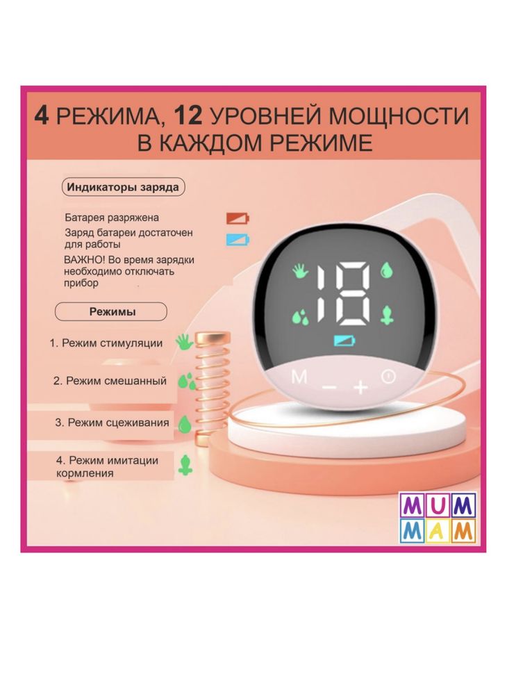 Молокоотсос электронный новый