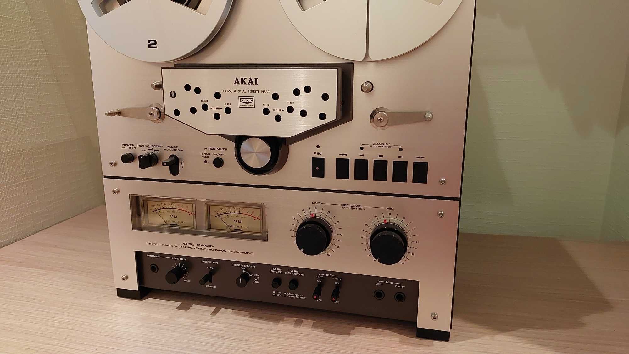 Катушечный магнитофон AKAI   GX635 GX266