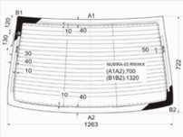 Стекло заднее с обогревом CHEVROLET LACETTI /DAEWOO NUBIRA 4D 04-13 Su