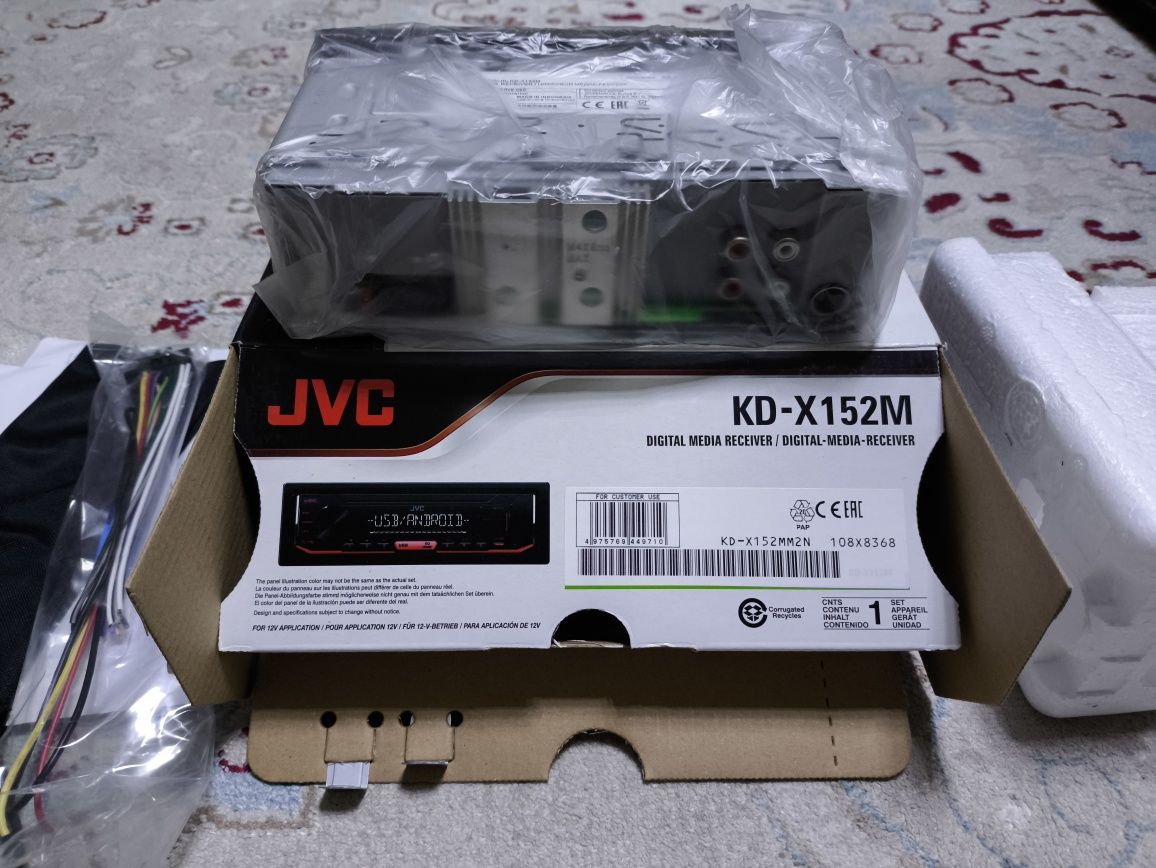 Магнитола JVC 1DIN. Оригинал. Новый.