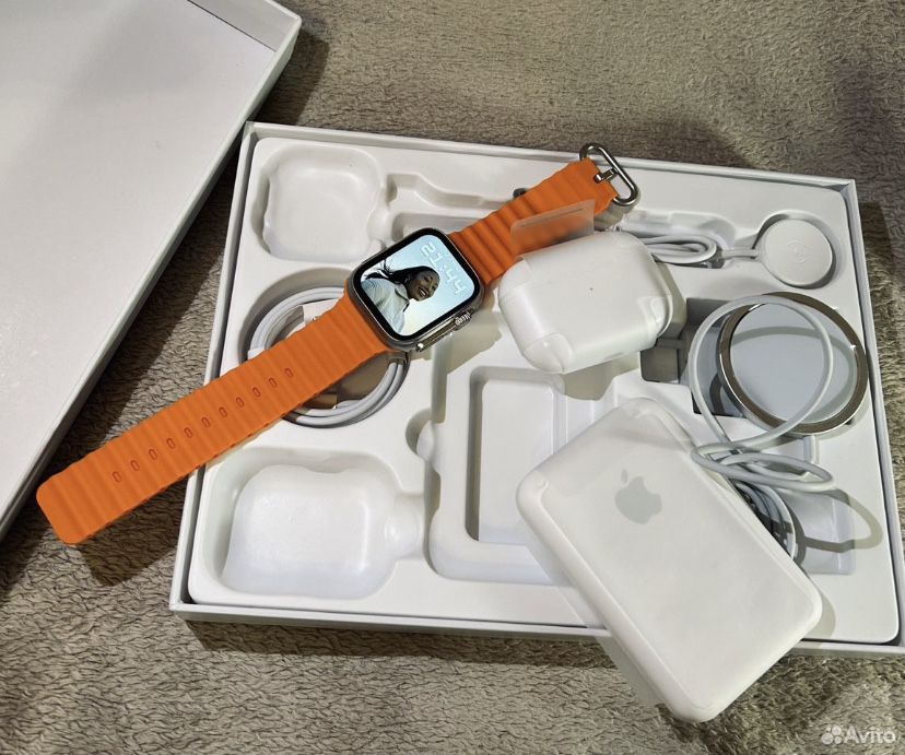 НАБОР 6 в 1 Apple Watch 8 ultra + AirPods
