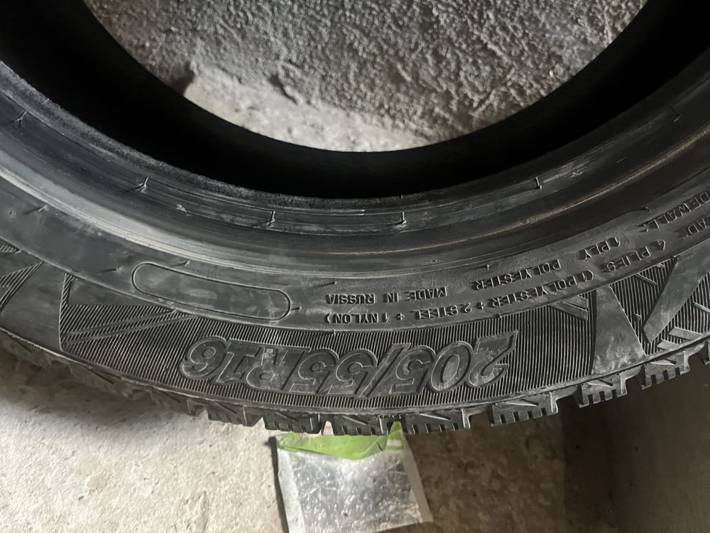Зимние шины кордиант 205/55R16