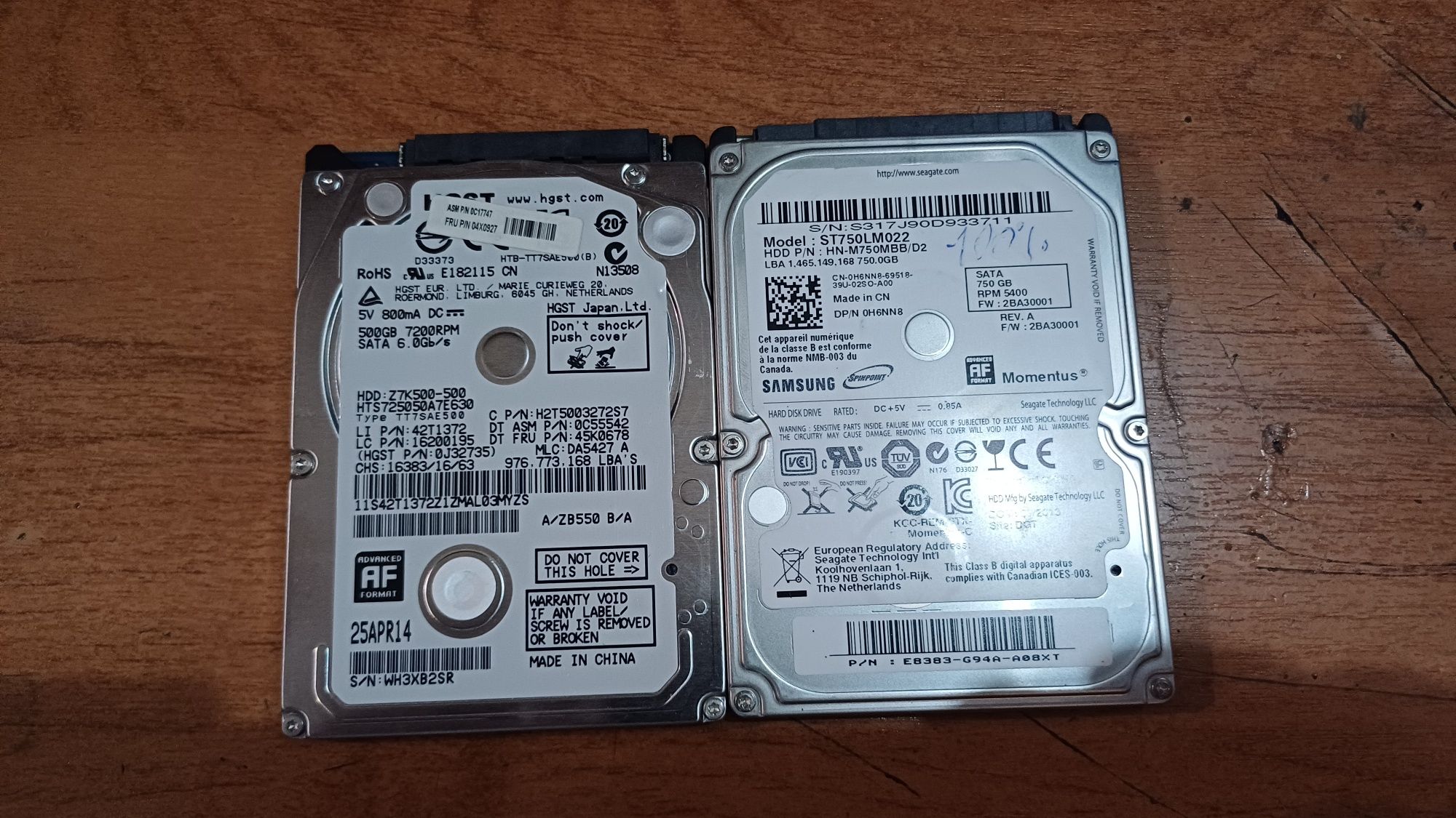 Продаются SSD и Жесткие диски