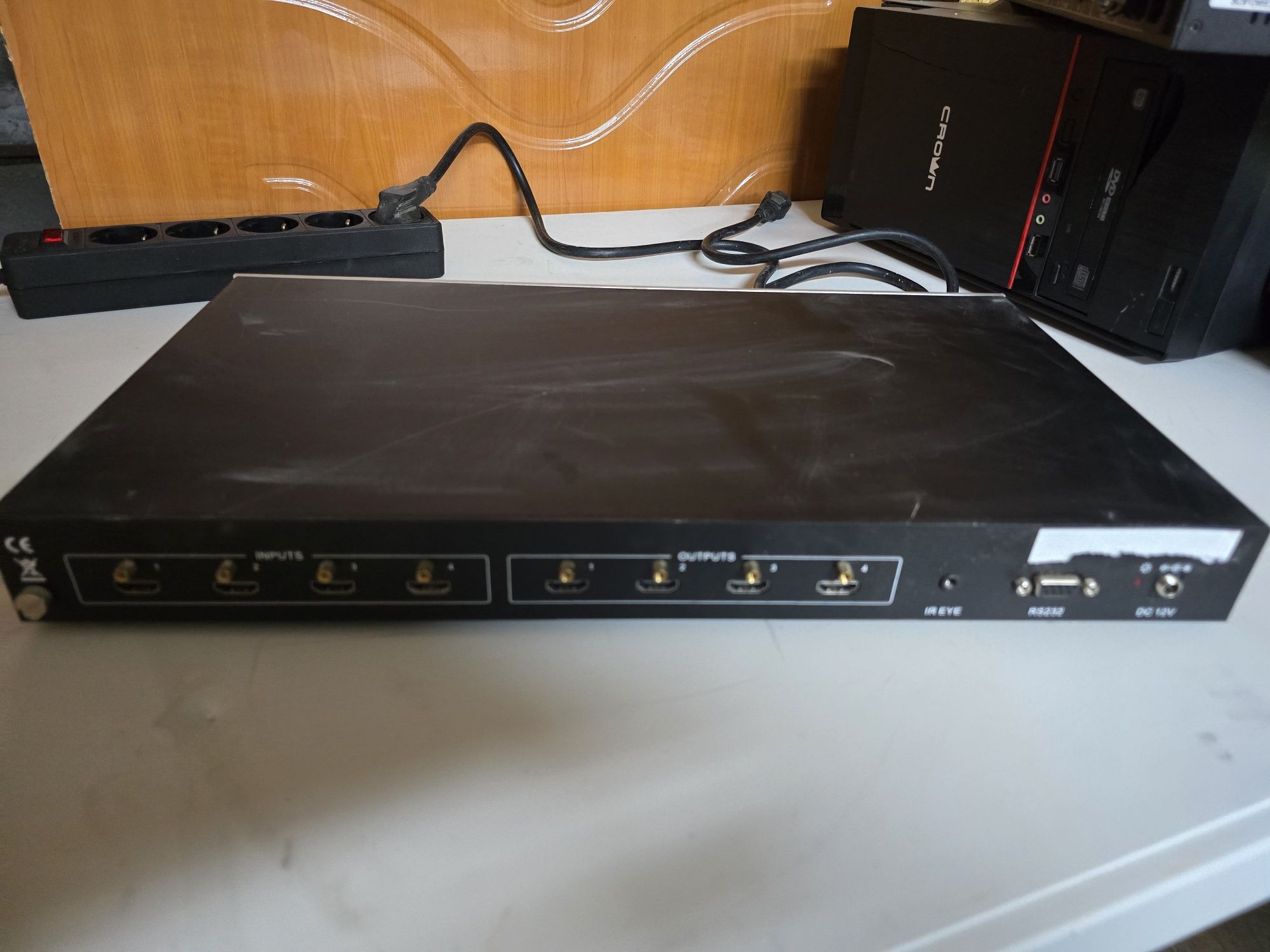 PTN MHD44 Матричный HDMI коммутатор 4 вх., 4 вых.