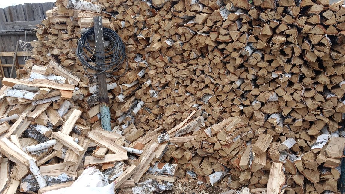 Продам дрова береза в мешках в Кенжеколе . Возможно доставка в город.