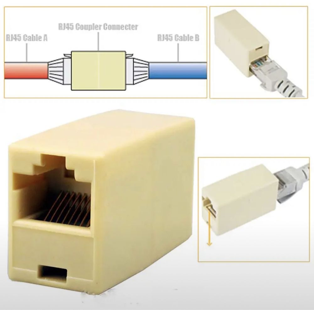 Соеденители rj45  lan муфта rj45 соеденитель utp витой пары  10шт