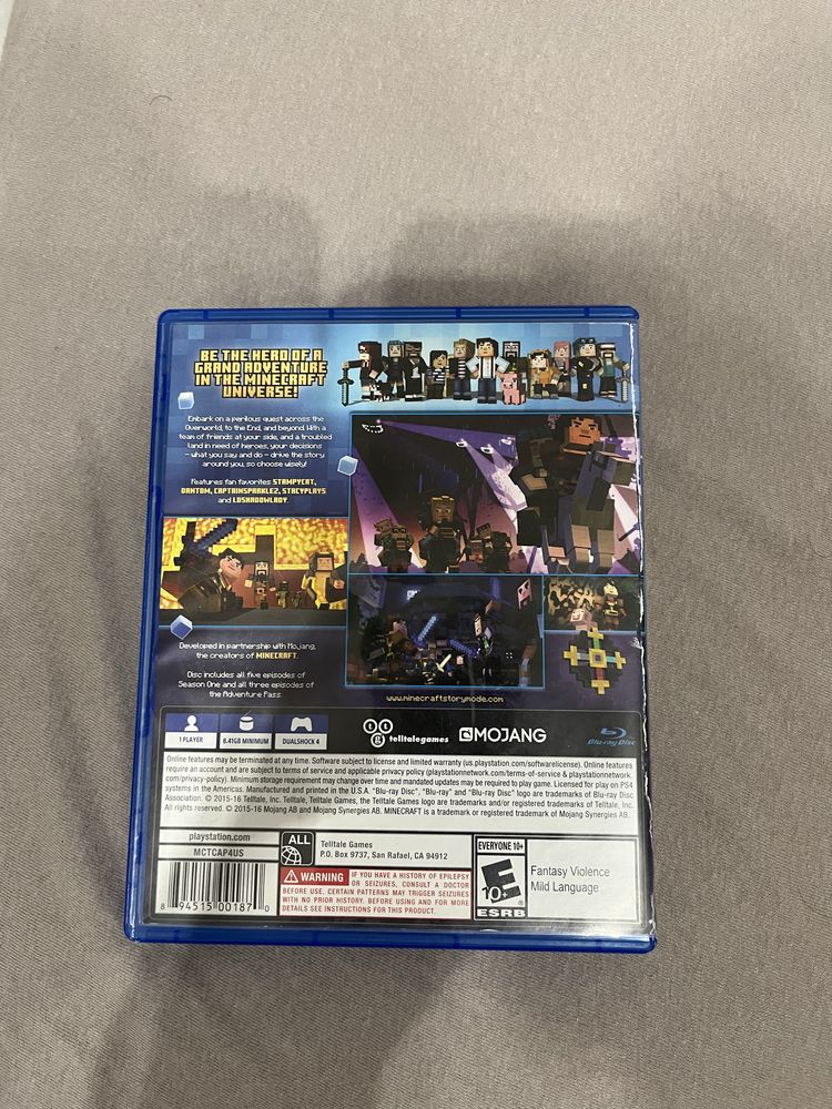 Minecraft story mode PS4 the complete adventure