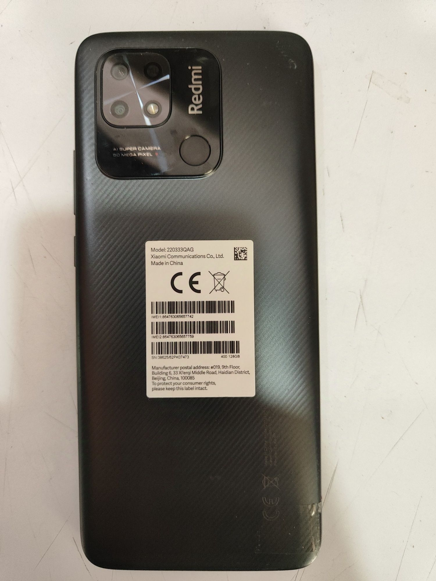 Redmi 10C 128гб тёмно-серый